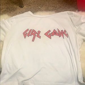 Girl gang crop top
